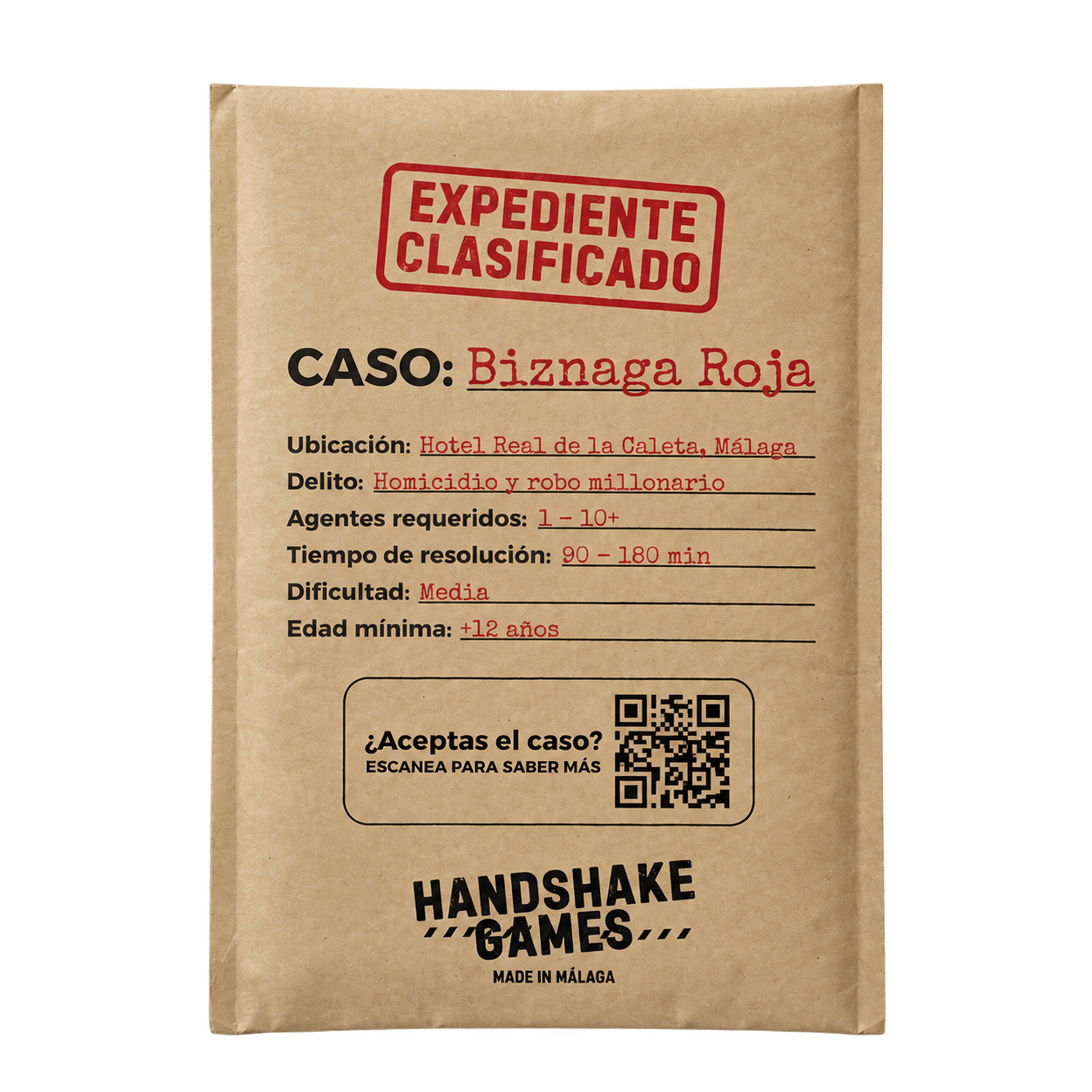 Sobre del caso La Biznaga Roja